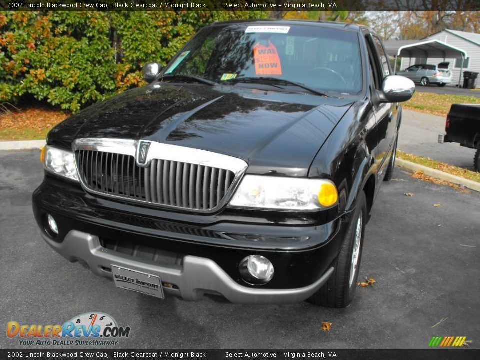2002 Lincoln Blackwood Crew Cab Black Clearcoat / Midnight Black Photo #2