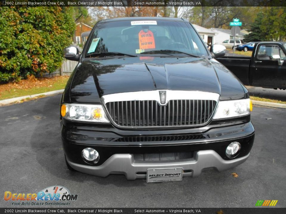 2002 Lincoln Blackwood Crew Cab Black Clearcoat / Midnight Black Photo #3