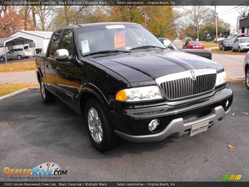 2002 Lincoln Blackwood Crew Cab Black Clearcoat / Midnight Black Photo #4
