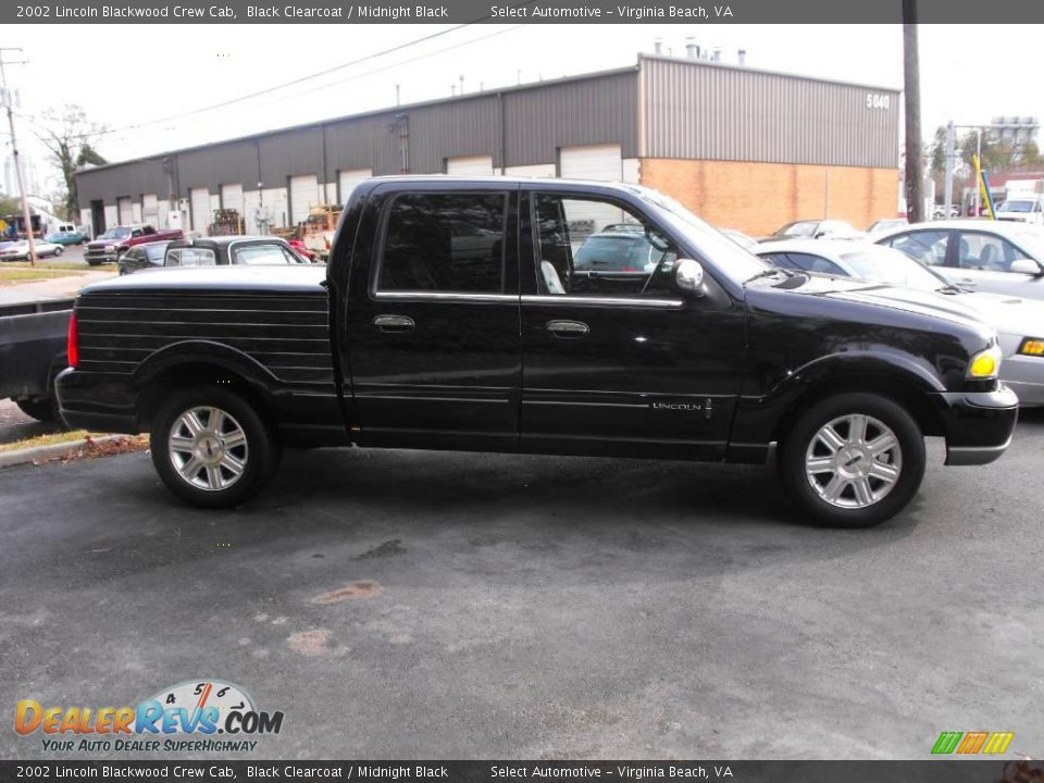 2002 Lincoln Blackwood Crew Cab Black Clearcoat / Midnight Black Photo #5