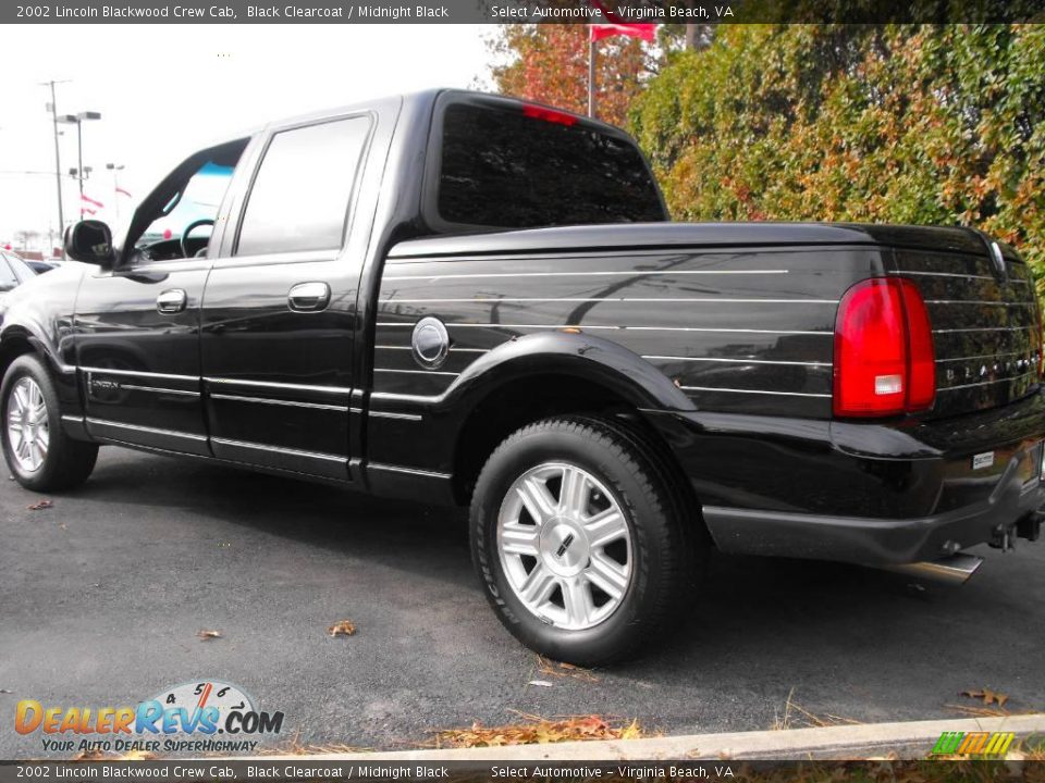 2002 Lincoln Blackwood Crew Cab Black Clearcoat / Midnight Black Photo #8