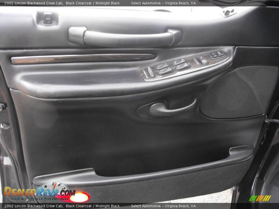 2002 Lincoln Blackwood Crew Cab Black Clearcoat / Midnight Black Photo #10