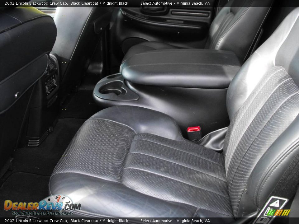 2002 Lincoln Blackwood Crew Cab Black Clearcoat / Midnight Black Photo #15