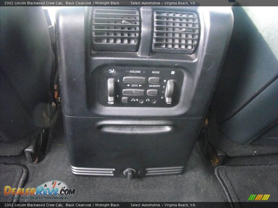 2002 Lincoln Blackwood Crew Cab Black Clearcoat / Midnight Black Photo #16