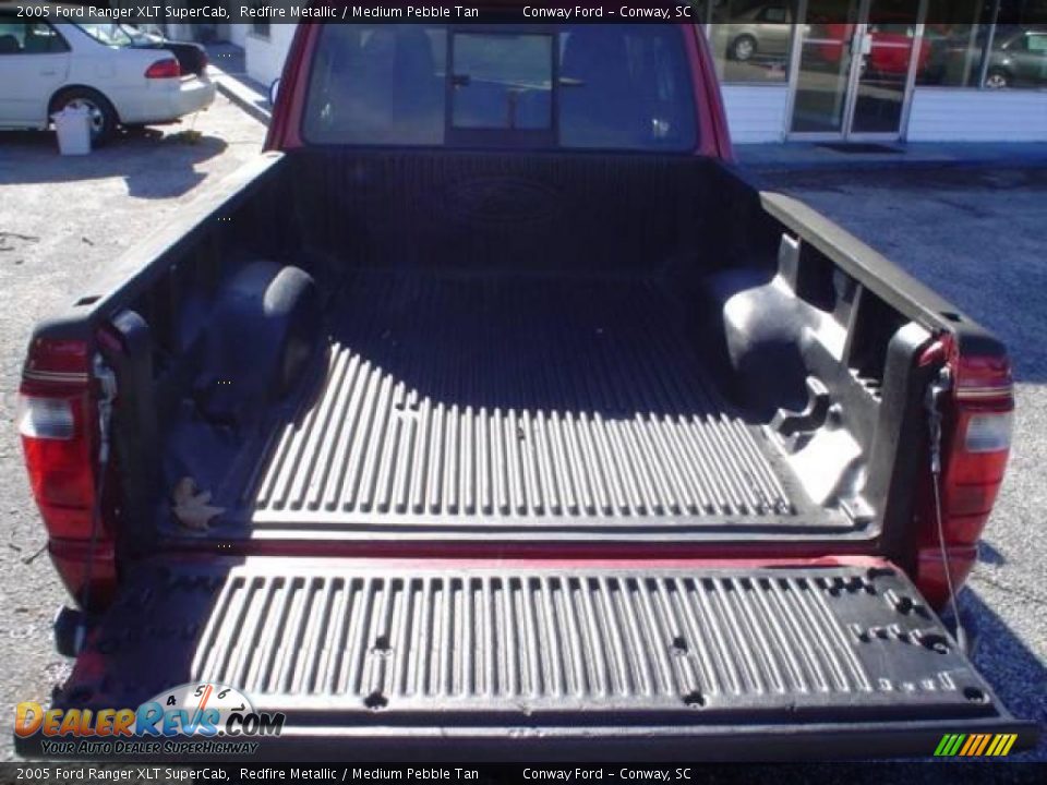 2005 Ford Ranger XLT SuperCab Redfire Metallic / Medium Pebble Tan Photo #14