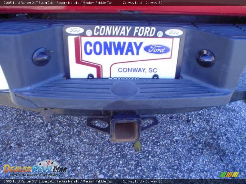 2005 Ford Ranger XLT SuperCab Redfire Metallic / Medium Pebble Tan Photo #15