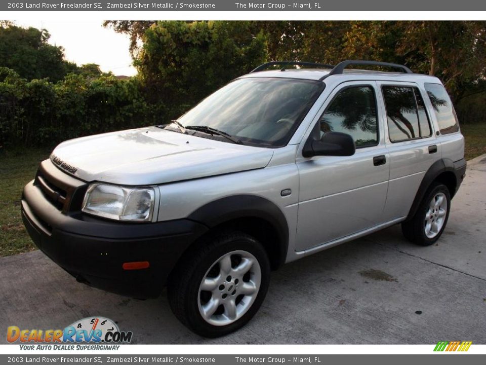 2003 Land Rover Freelander SE Zambezi Silver Metallic / Smokestone Photo #2