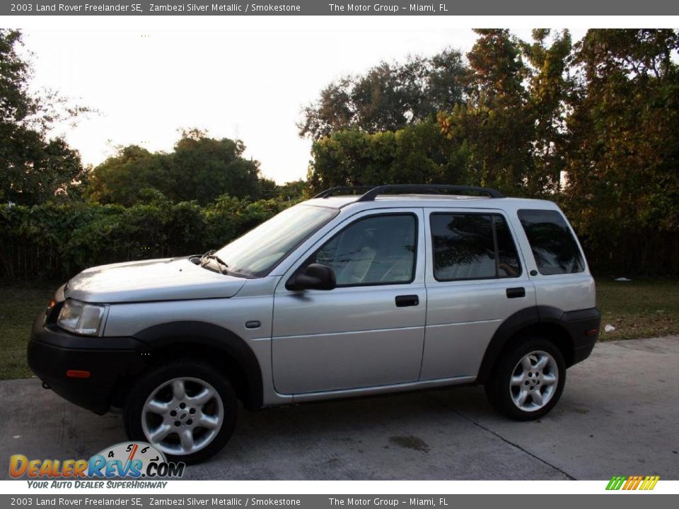 2003 Land Rover Freelander SE Zambezi Silver Metallic / Smokestone Photo #3