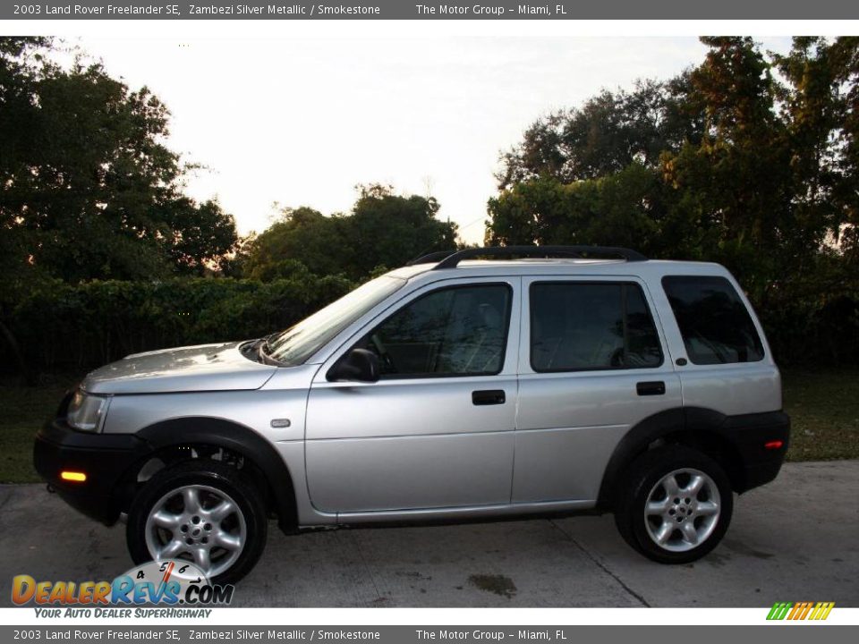 2003 Land Rover Freelander SE Zambezi Silver Metallic / Smokestone Photo #4