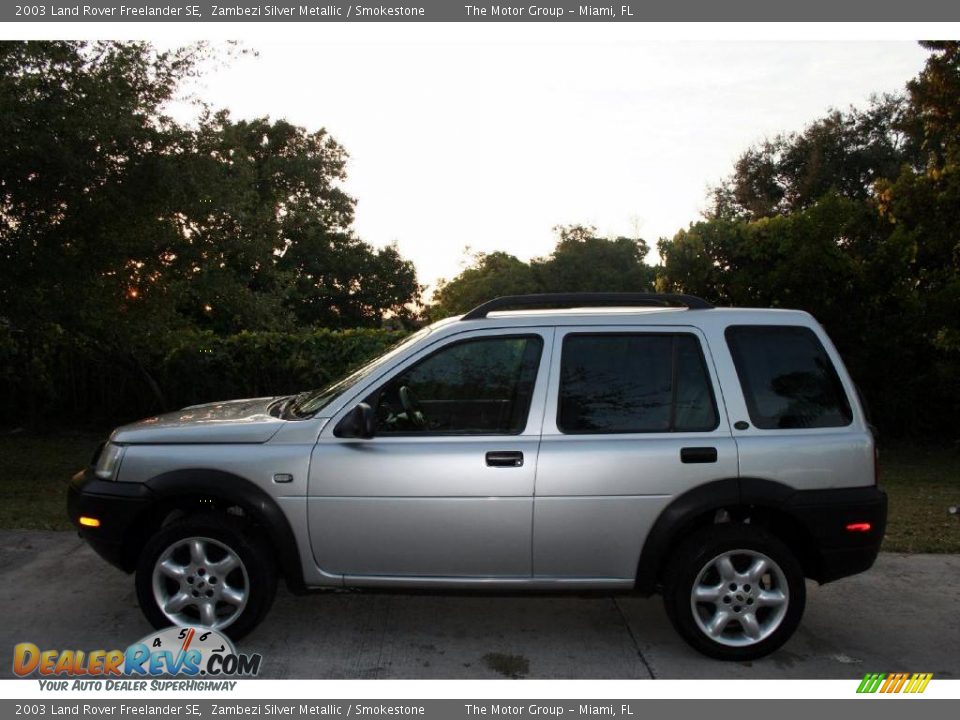 2003 Land Rover Freelander SE Zambezi Silver Metallic / Smokestone Photo #5