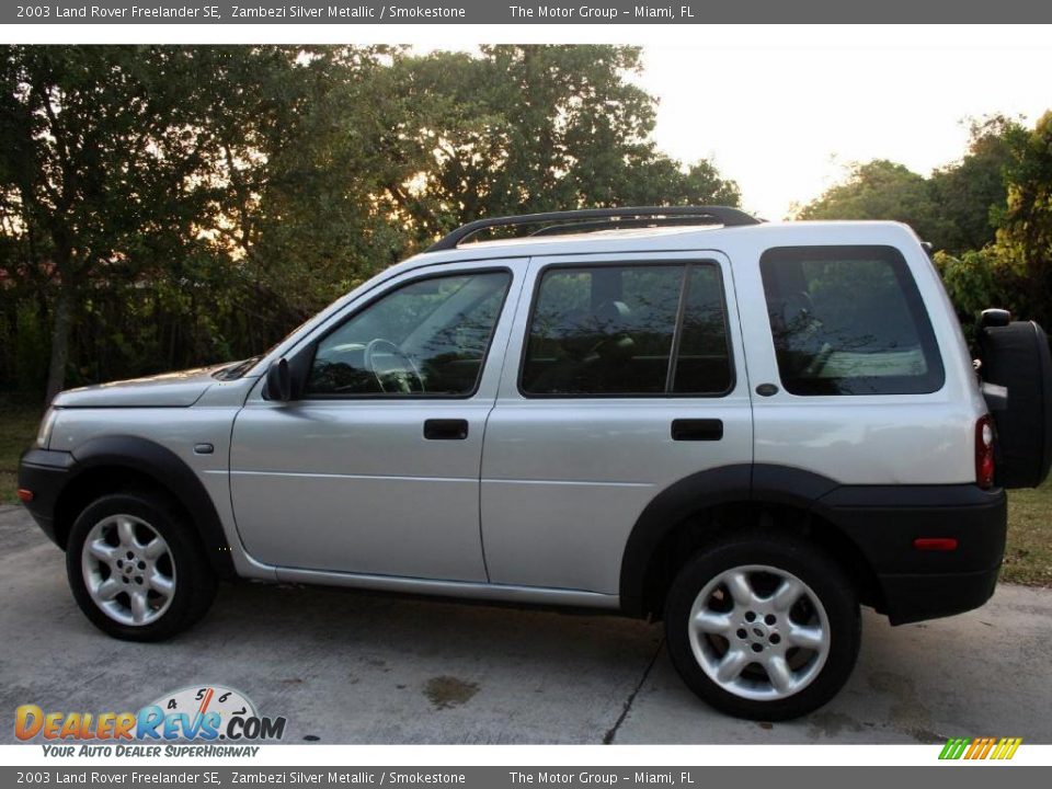 2003 Land Rover Freelander SE Zambezi Silver Metallic / Smokestone Photo #6