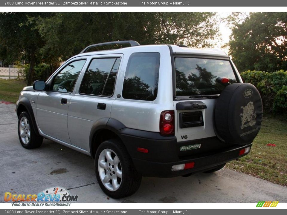 2003 Land Rover Freelander SE Zambezi Silver Metallic / Smokestone Photo #8