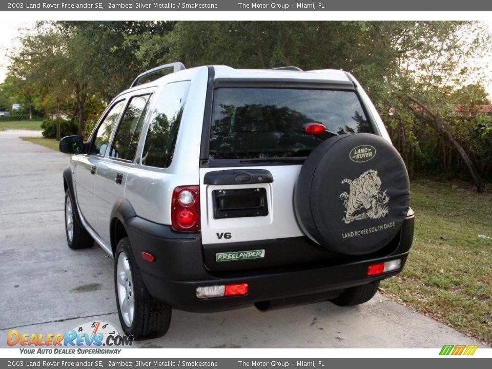 2003 Land Rover Freelander SE Zambezi Silver Metallic / Smokestone Photo #9