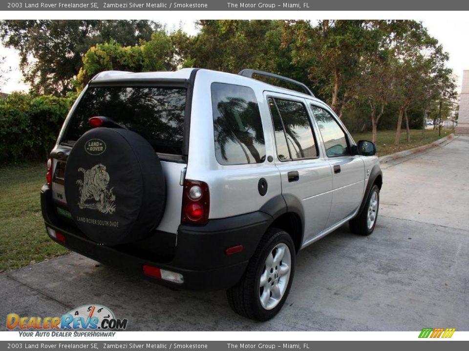2003 Land Rover Freelander SE Zambezi Silver Metallic / Smokestone Photo #11