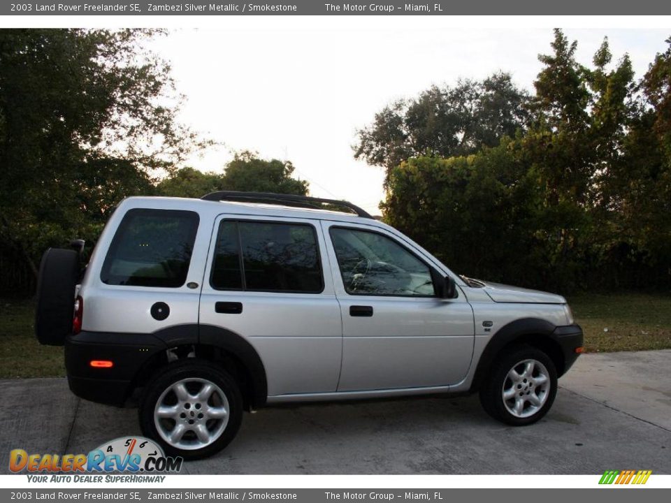 2003 Land Rover Freelander SE Zambezi Silver Metallic / Smokestone Photo #13