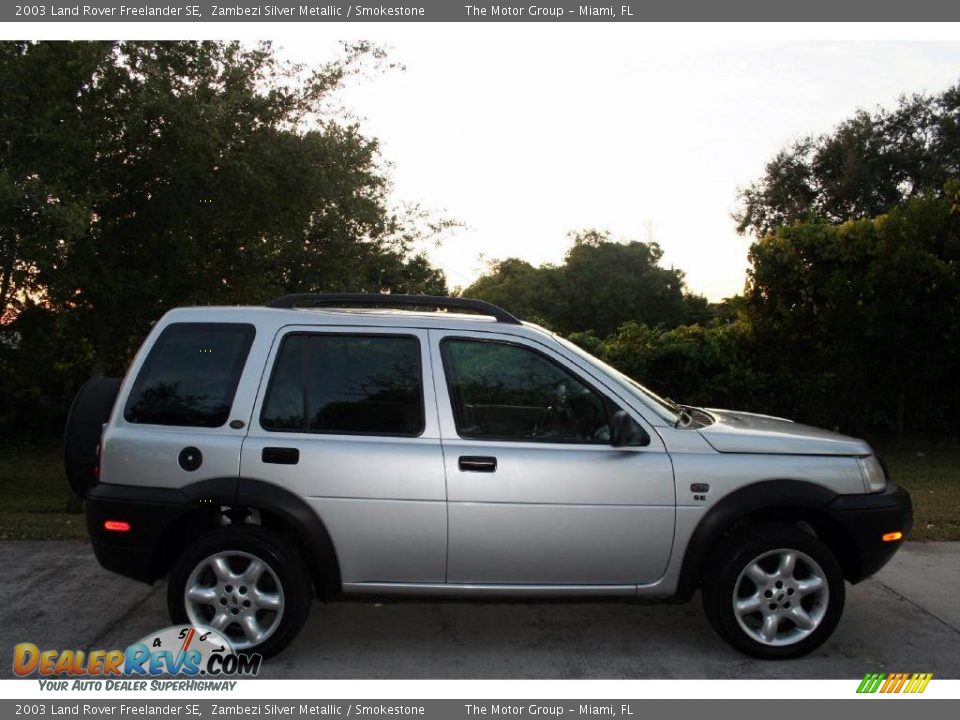 2003 Land Rover Freelander SE Zambezi Silver Metallic / Smokestone Photo #14