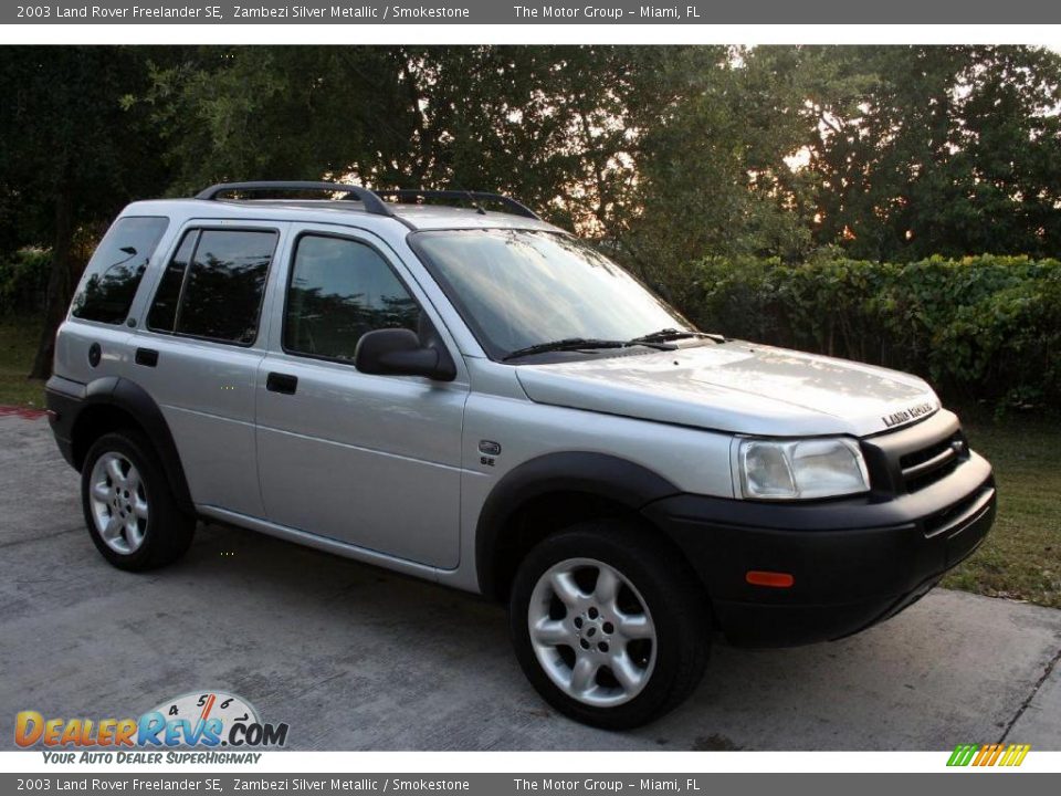 2003 Land Rover Freelander SE Zambezi Silver Metallic / Smokestone Photo #16