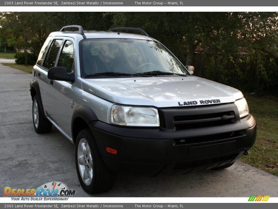 2003 Land Rover Freelander SE Zambezi Silver Metallic / Smokestone Photo #17