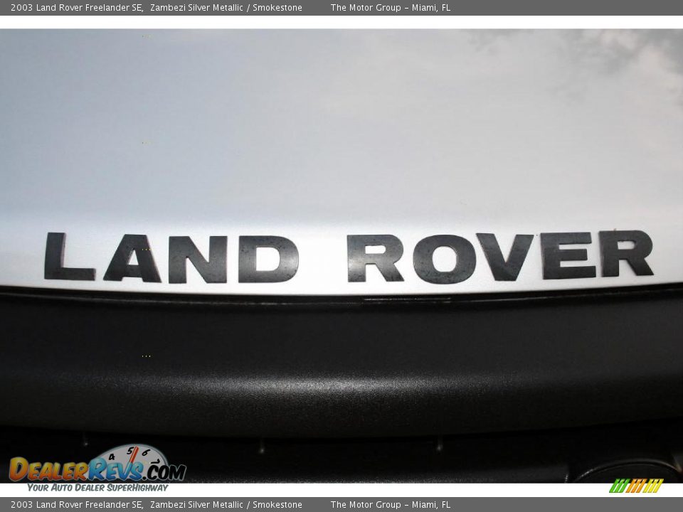 2003 Land Rover Freelander SE Zambezi Silver Metallic / Smokestone Photo #23