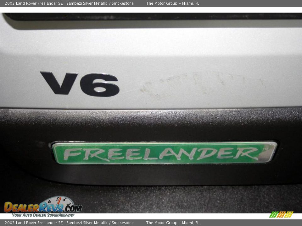 2003 Land Rover Freelander SE Zambezi Silver Metallic / Smokestone Photo #24