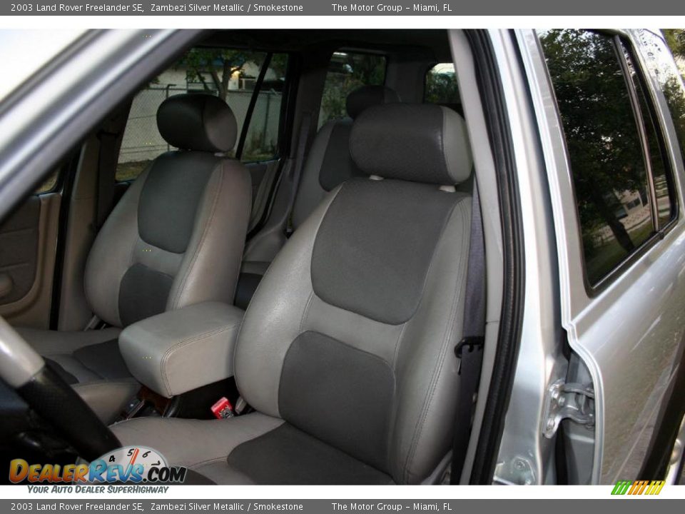 2003 Land Rover Freelander SE Zambezi Silver Metallic / Smokestone Photo #33