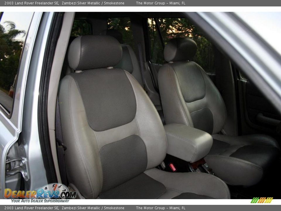 2003 Land Rover Freelander SE Zambezi Silver Metallic / Smokestone Photo #34