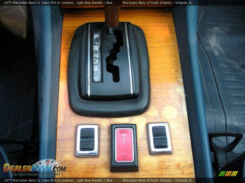 1977 Mercedes-Benz SL Class 450 SL roadster Light Blue Metallic / Blue Photo #22
