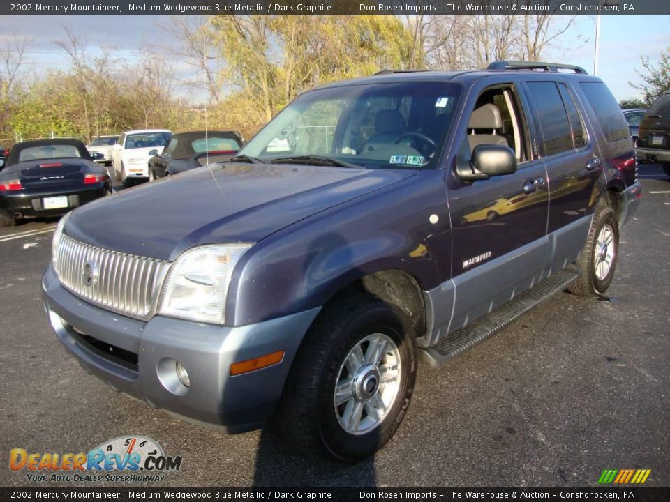2002 Mercury Mountaineer Medium Wedgewood Blue Metallic / Dark Graphite Photo #1