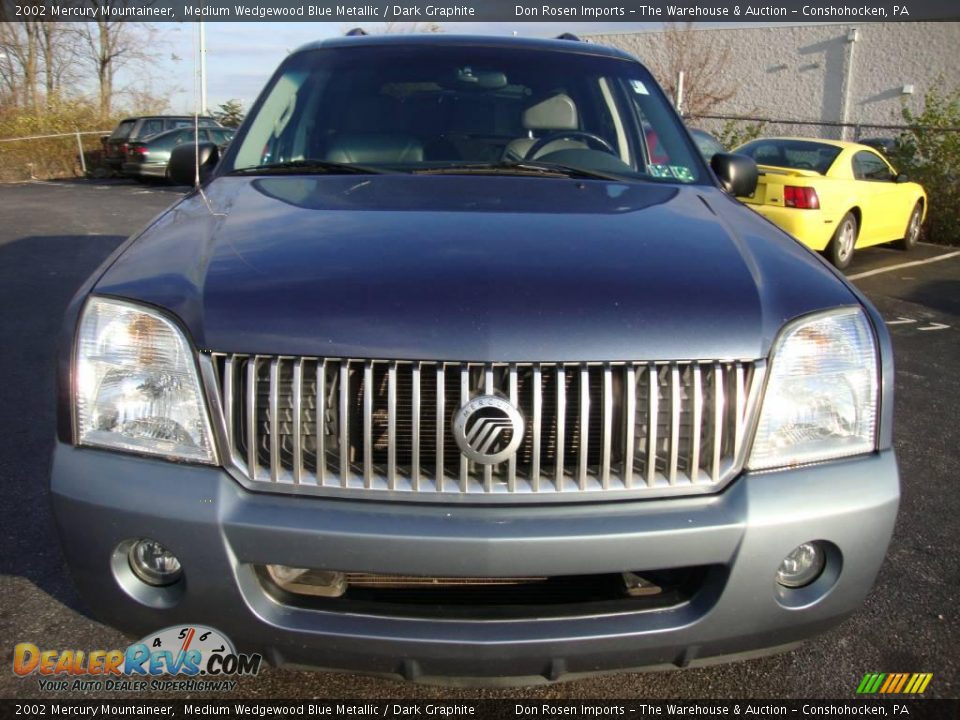 2002 Mercury Mountaineer Medium Wedgewood Blue Metallic / Dark Graphite Photo #3