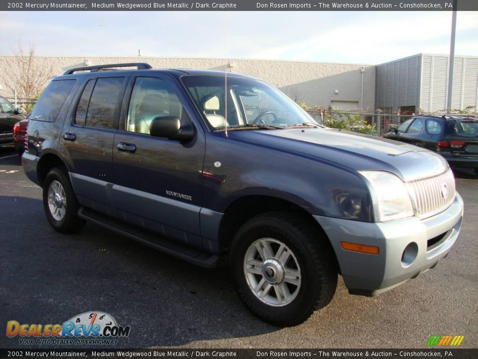 2002 Mercury Mountaineer Medium Wedgewood Blue Metallic / Dark Graphite Photo #5