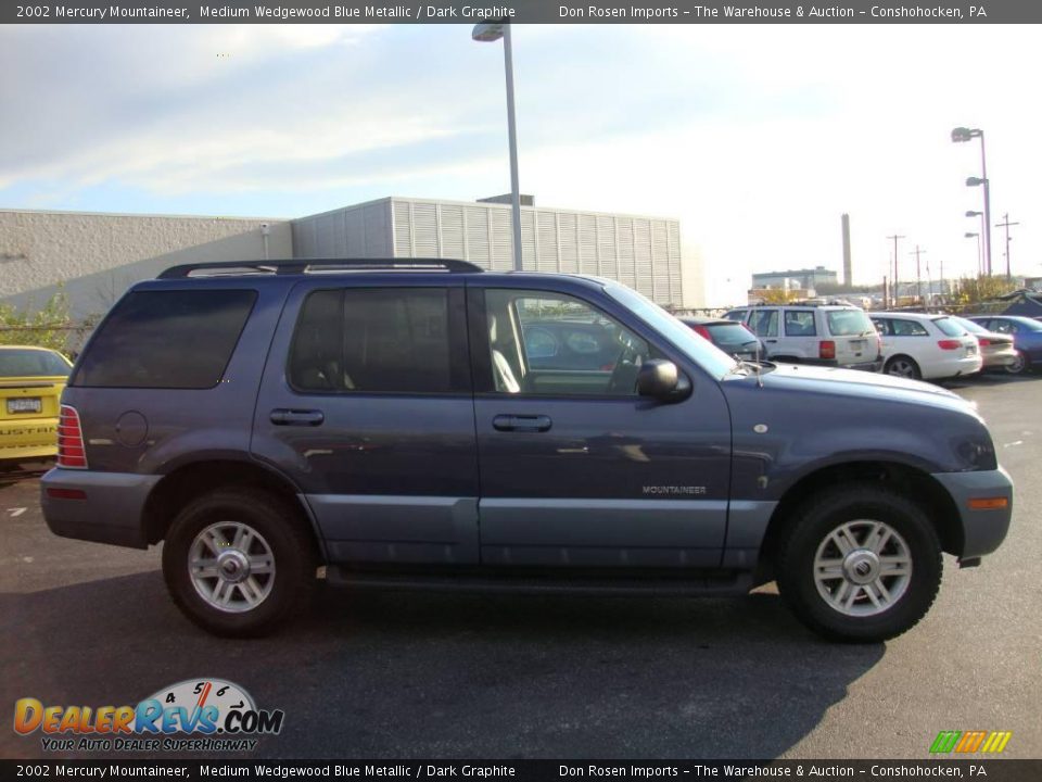 2002 Mercury Mountaineer Medium Wedgewood Blue Metallic / Dark Graphite Photo #6