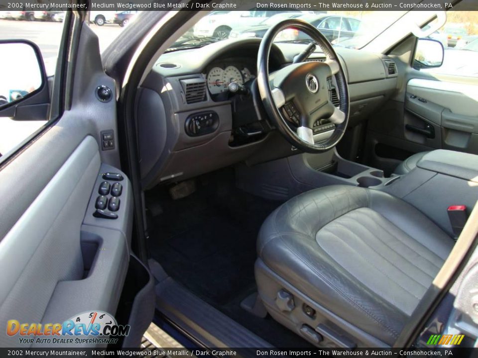 2002 Mercury Mountaineer Medium Wedgewood Blue Metallic / Dark Graphite Photo #12