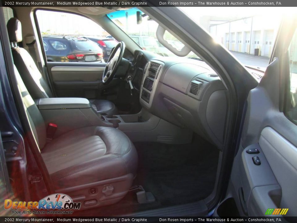 2002 Mercury Mountaineer Medium Wedgewood Blue Metallic / Dark Graphite Photo #18