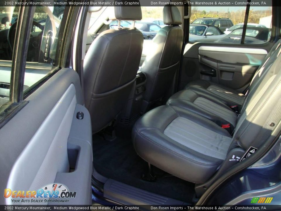 2002 Mercury Mountaineer Medium Wedgewood Blue Metallic / Dark Graphite Photo #20