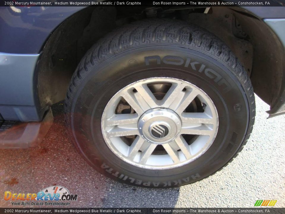 2002 Mercury Mountaineer Medium Wedgewood Blue Metallic / Dark Graphite Photo #24