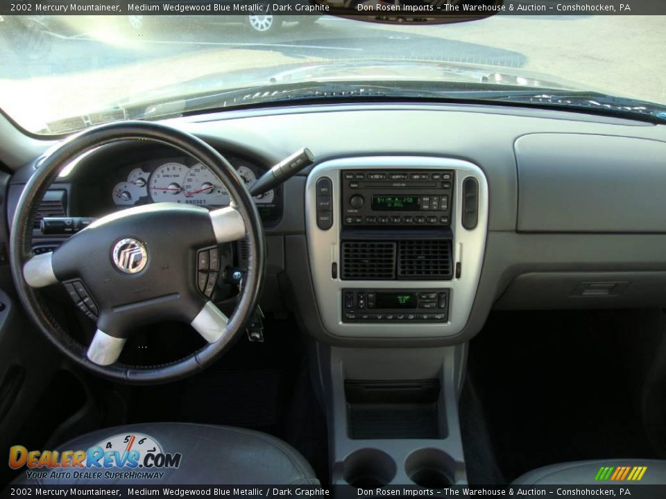 2002 Mercury Mountaineer Medium Wedgewood Blue Metallic / Dark Graphite Photo #28