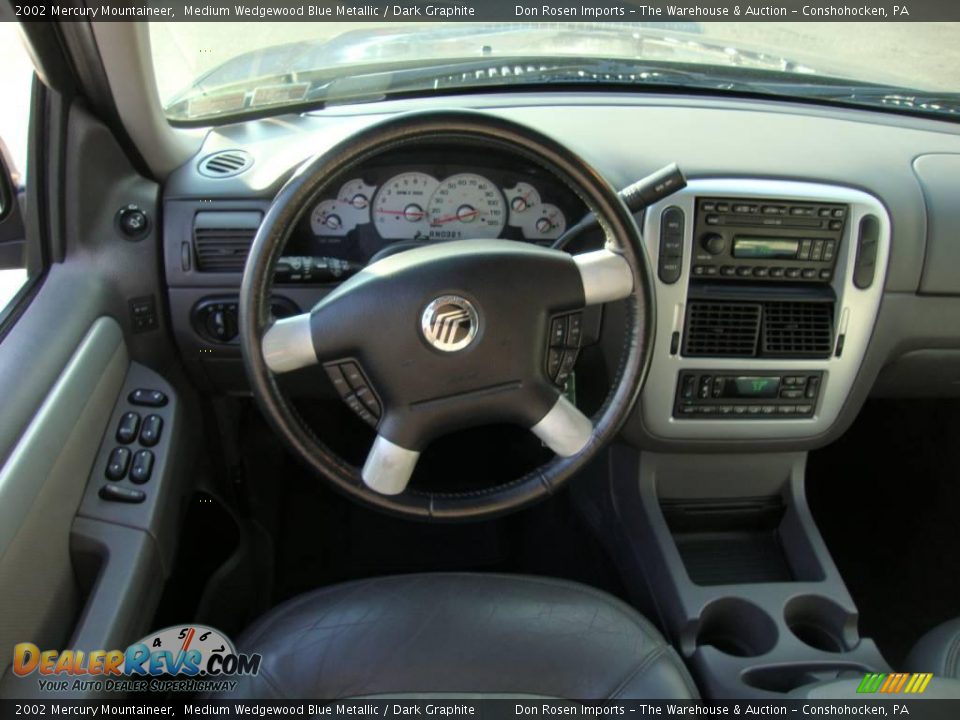 2002 Mercury Mountaineer Medium Wedgewood Blue Metallic / Dark Graphite Photo #29