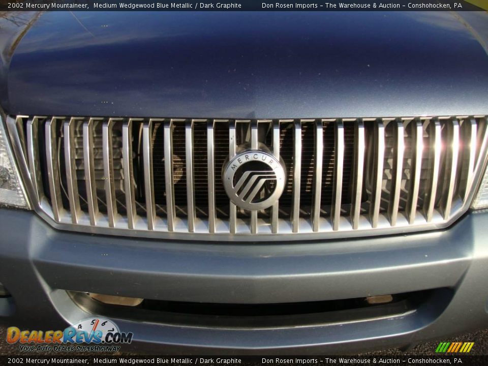 2002 Mercury Mountaineer Medium Wedgewood Blue Metallic / Dark Graphite Photo #34