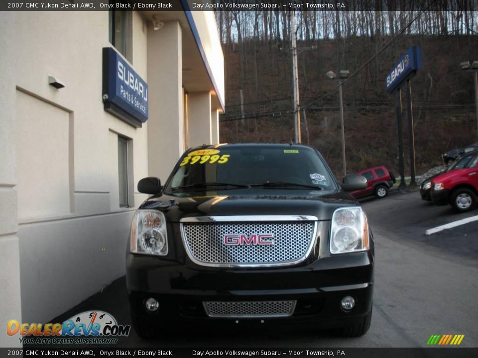 2007 GMC Yukon Denali AWD Onyx Black / Ebony Black Photo #7