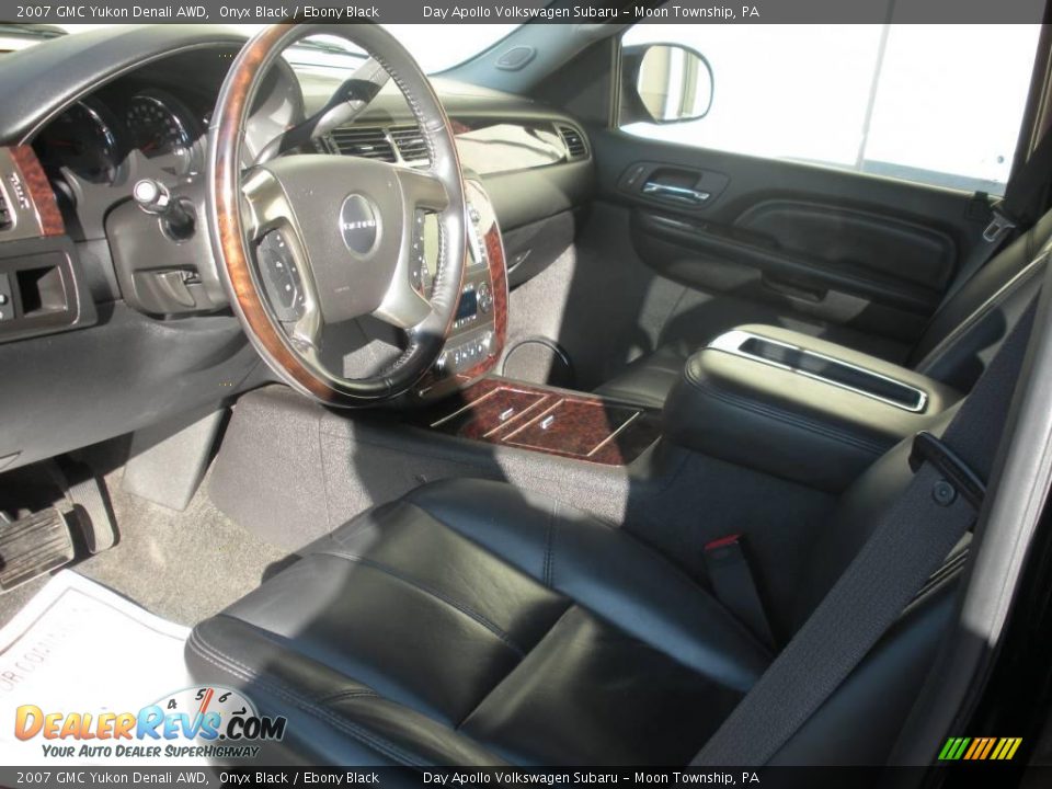 2007 GMC Yukon Denali AWD Onyx Black / Ebony Black Photo #15