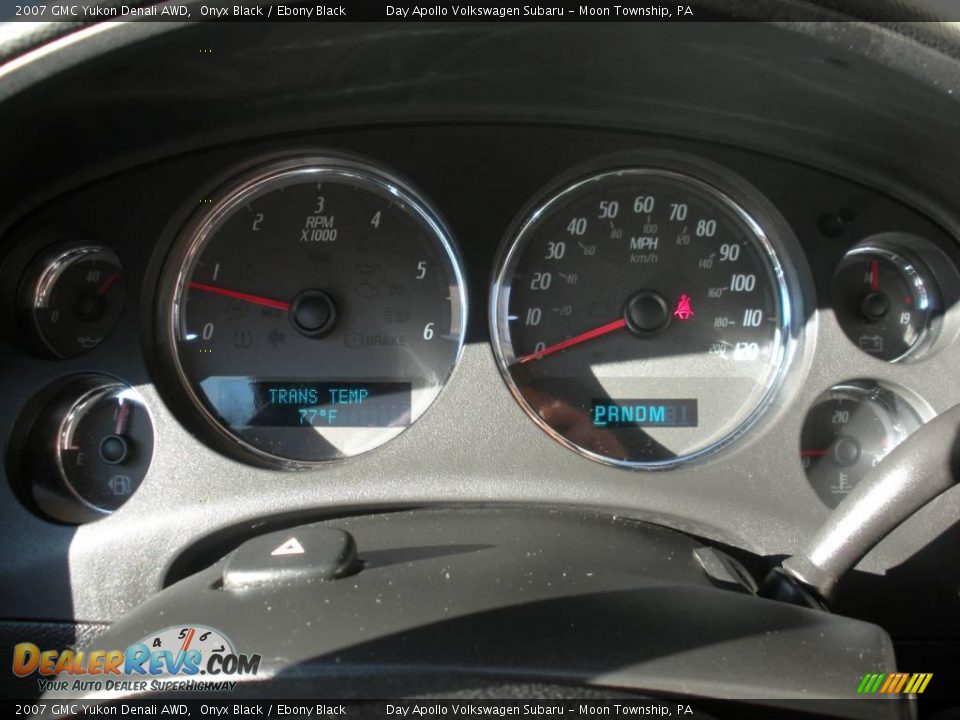 2007 GMC Yukon Denali AWD Onyx Black / Ebony Black Photo #21