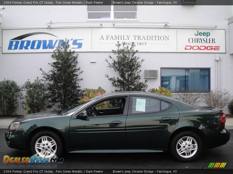 2004 Pontiac Grand Prix GT Sedan Polo Green Metallic / Dark Pewter Photo #1