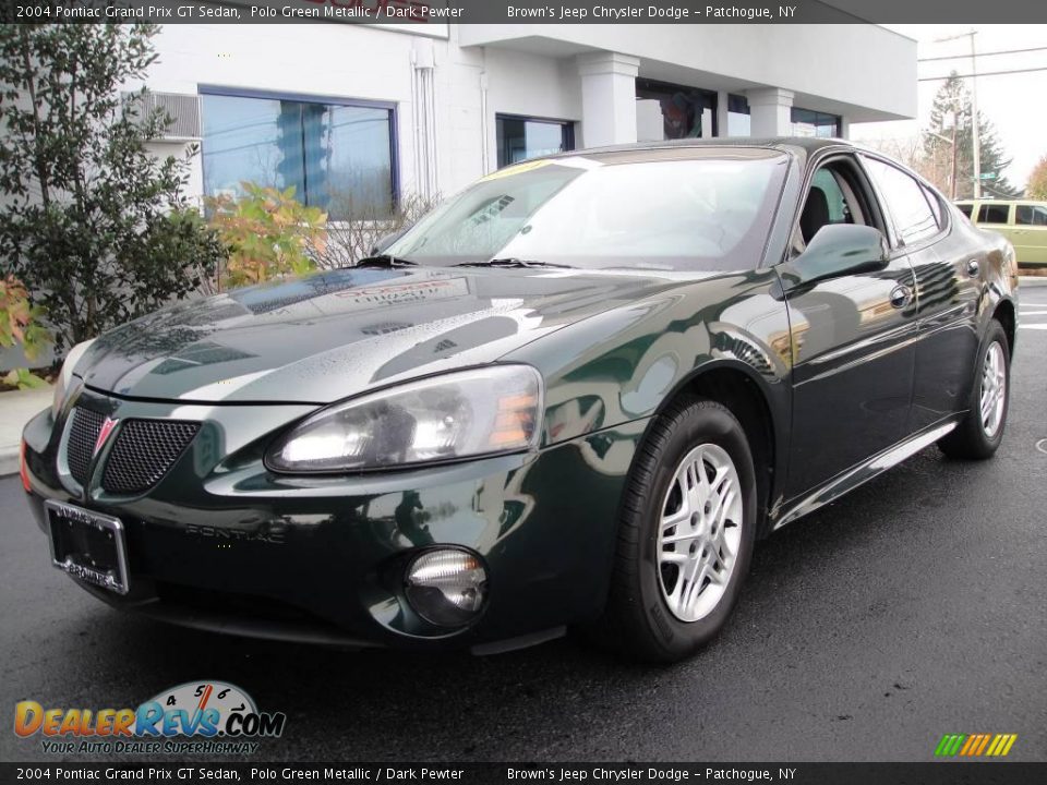 2004 Pontiac Grand Prix GT Sedan Polo Green Metallic / Dark Pewter Photo #3