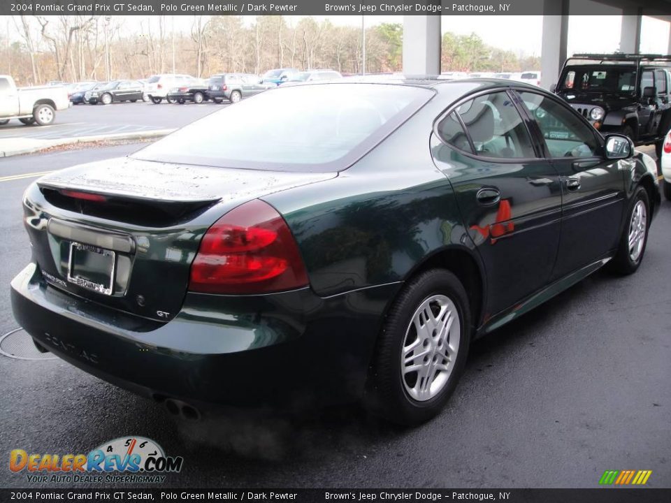 2004 Pontiac Grand Prix GT Sedan Polo Green Metallic / Dark Pewter Photo #6