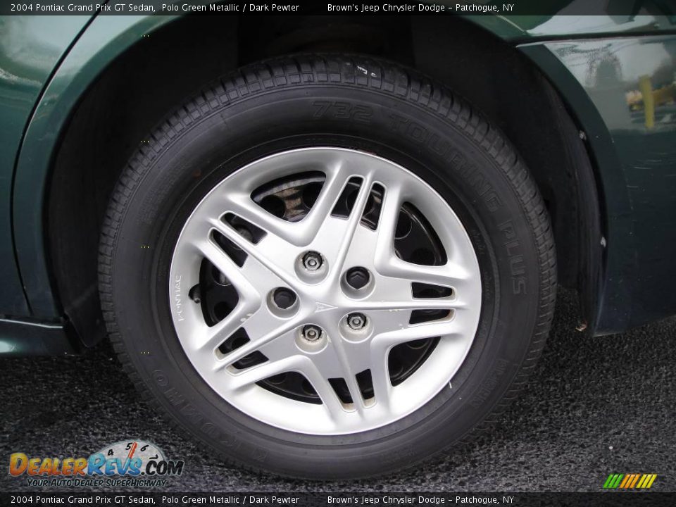 2004 Pontiac Grand Prix GT Sedan Polo Green Metallic / Dark Pewter Photo #7