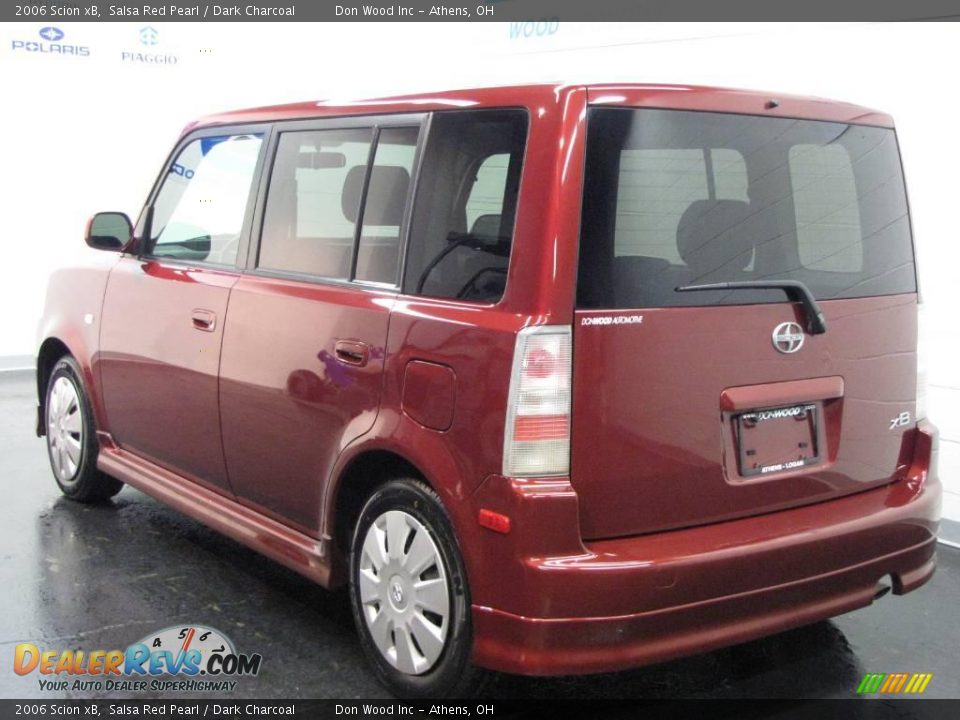 2006 Scion xB Salsa Red Pearl / Dark Charcoal Photo #3