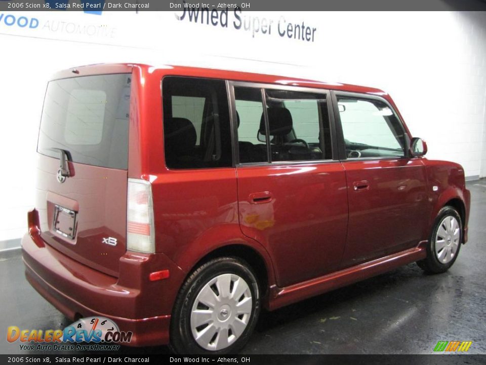 2006 Scion xB Salsa Red Pearl / Dark Charcoal Photo #4