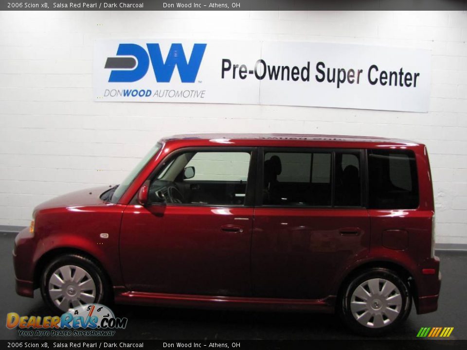 2006 Scion xB Salsa Red Pearl / Dark Charcoal Photo #5