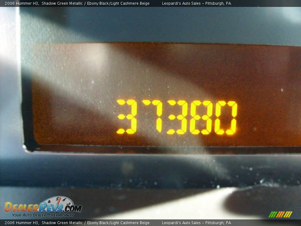 2006 Hummer H3 Shadow Green Metallic / Ebony Black/Light Cashmere Beige Photo #15