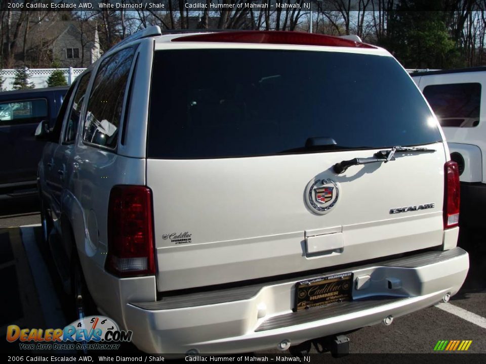 2006 Cadillac Escalade AWD White Diamond / Shale Photo #6
